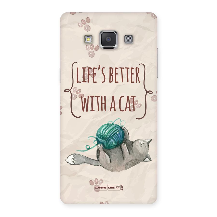 Cute Cat Back Case for Galaxy Grand 3