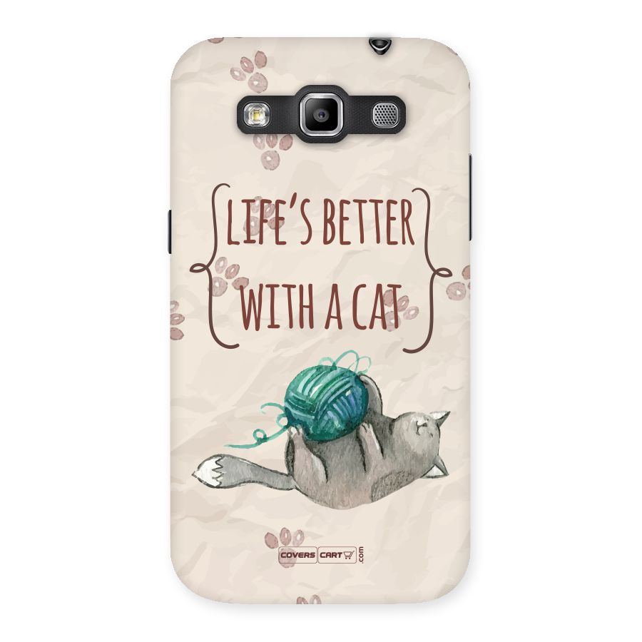 Cute Cat Back Case for Galaxy Grand Quattro