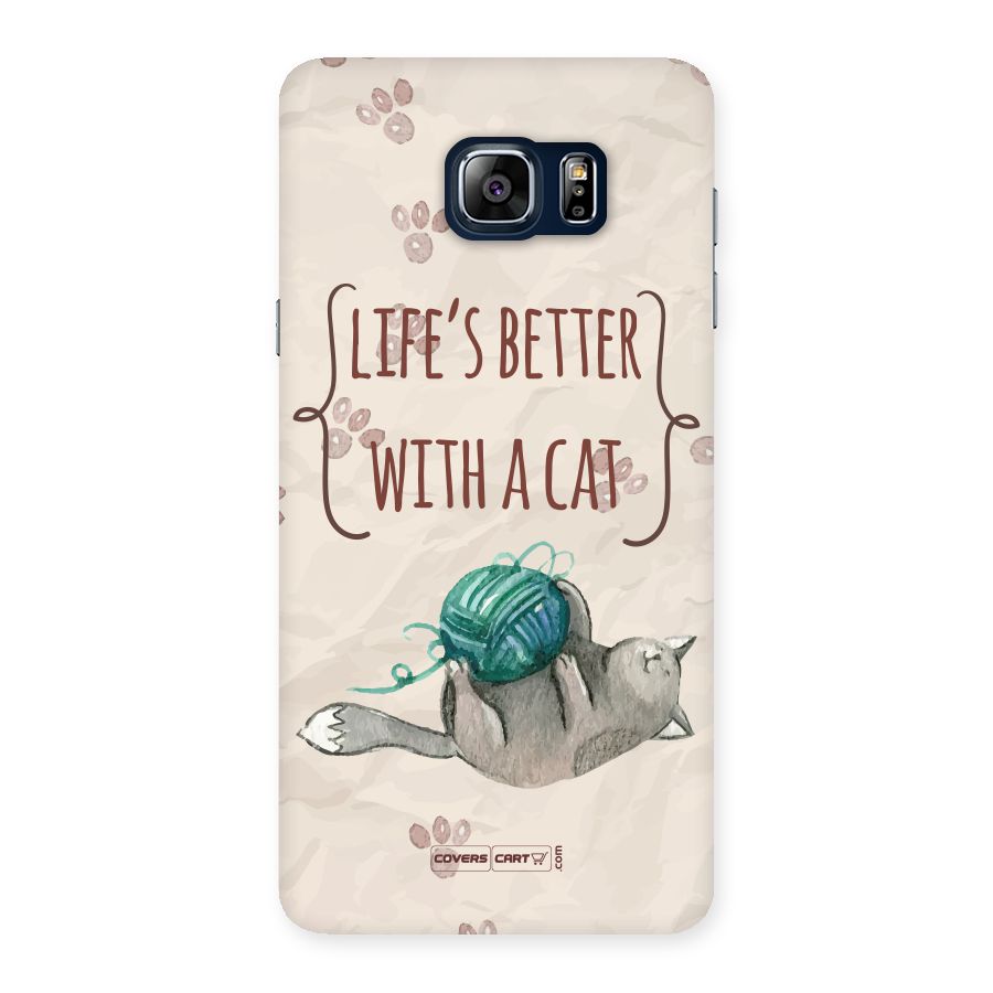 Cute Cat Back Case for Galaxy Note 5