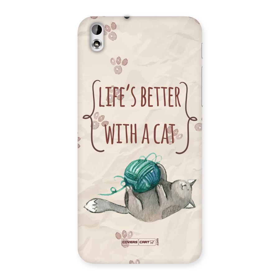Cute Cat Back Case for HTC Desire 816g