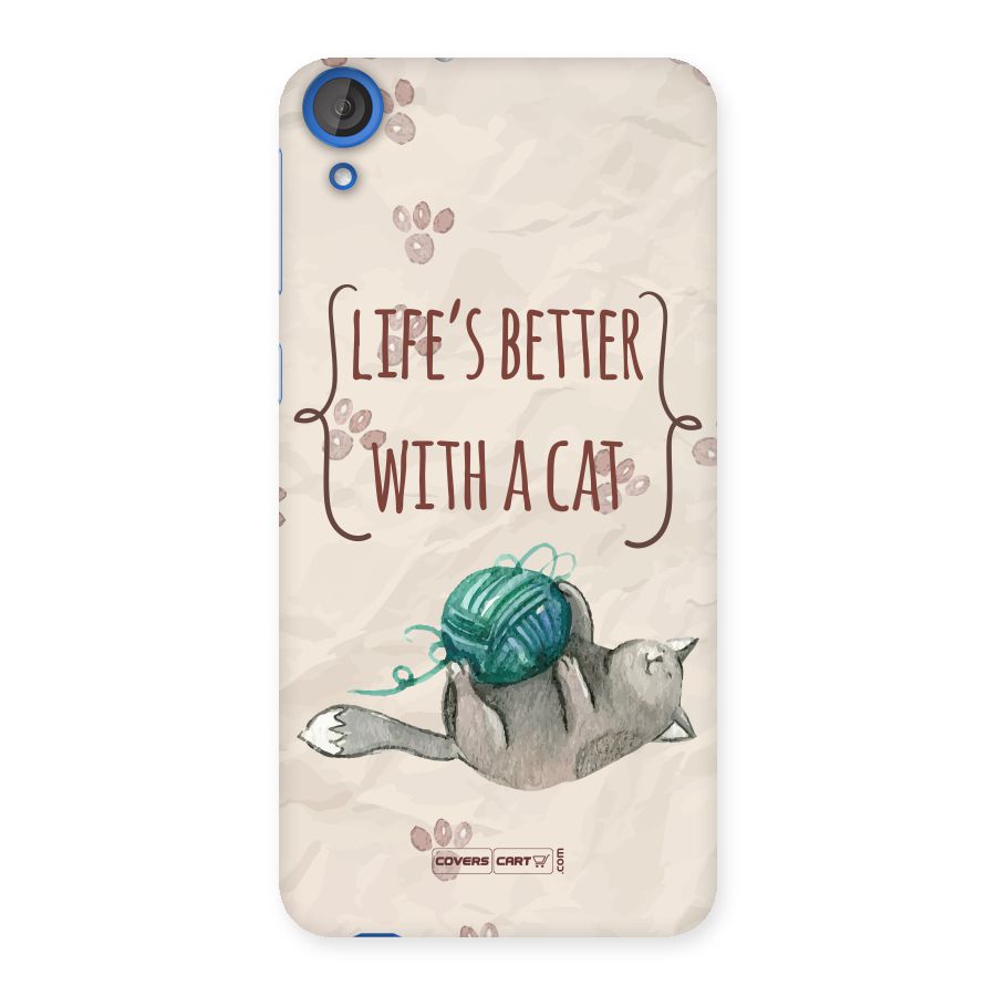Cute Cat Back Case for HTC Desire 820