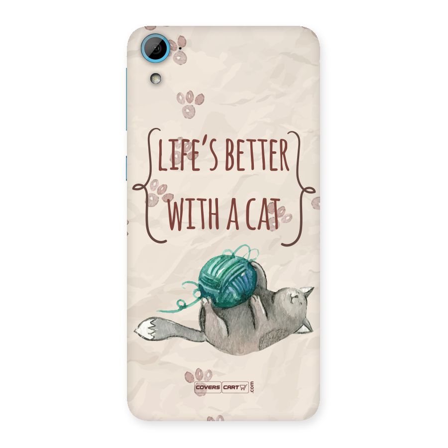 Cute Cat Back Case for HTC Desire 826