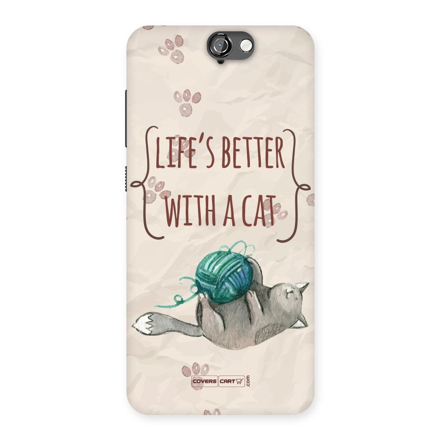 Cute Cat Back Case for HTC One A9