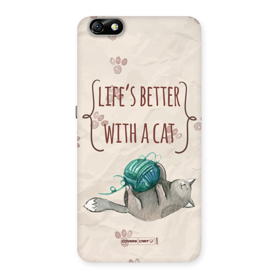 Cute Cat Back Case for Honor 4X