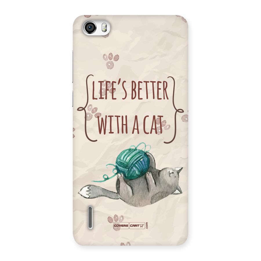 Cute Cat Back Case for Honor 6