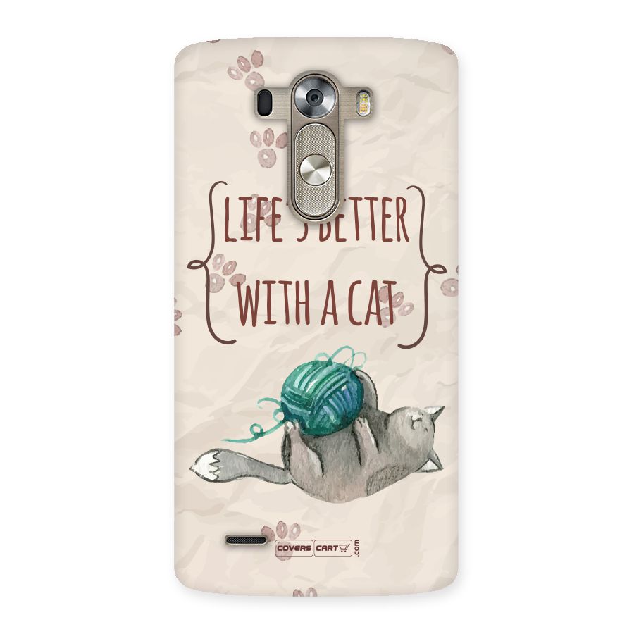 Cute Cat Back Case for LG G3