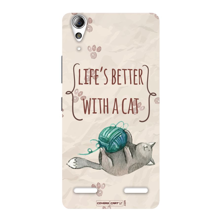 Cute Cat Back Case for Lenovo A6000