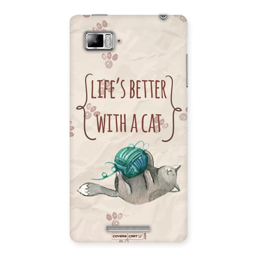 Cute Cat Back Case for Lenovo Vibe Z K910