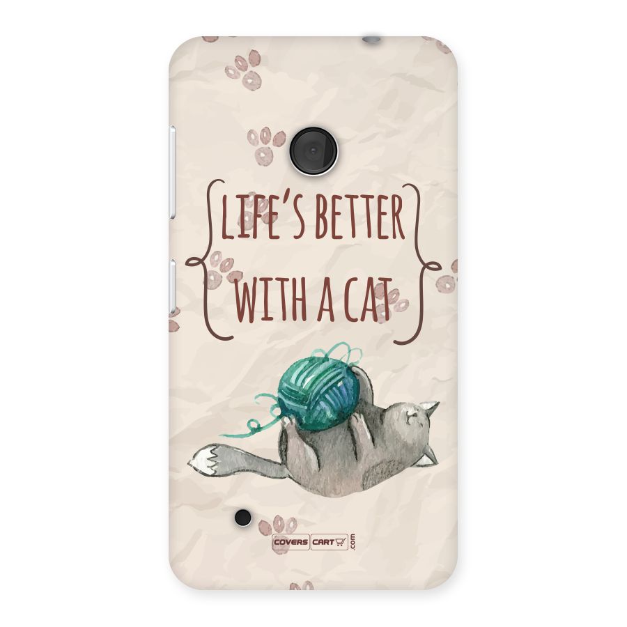 Cute Cat Back Case for Lumia 530