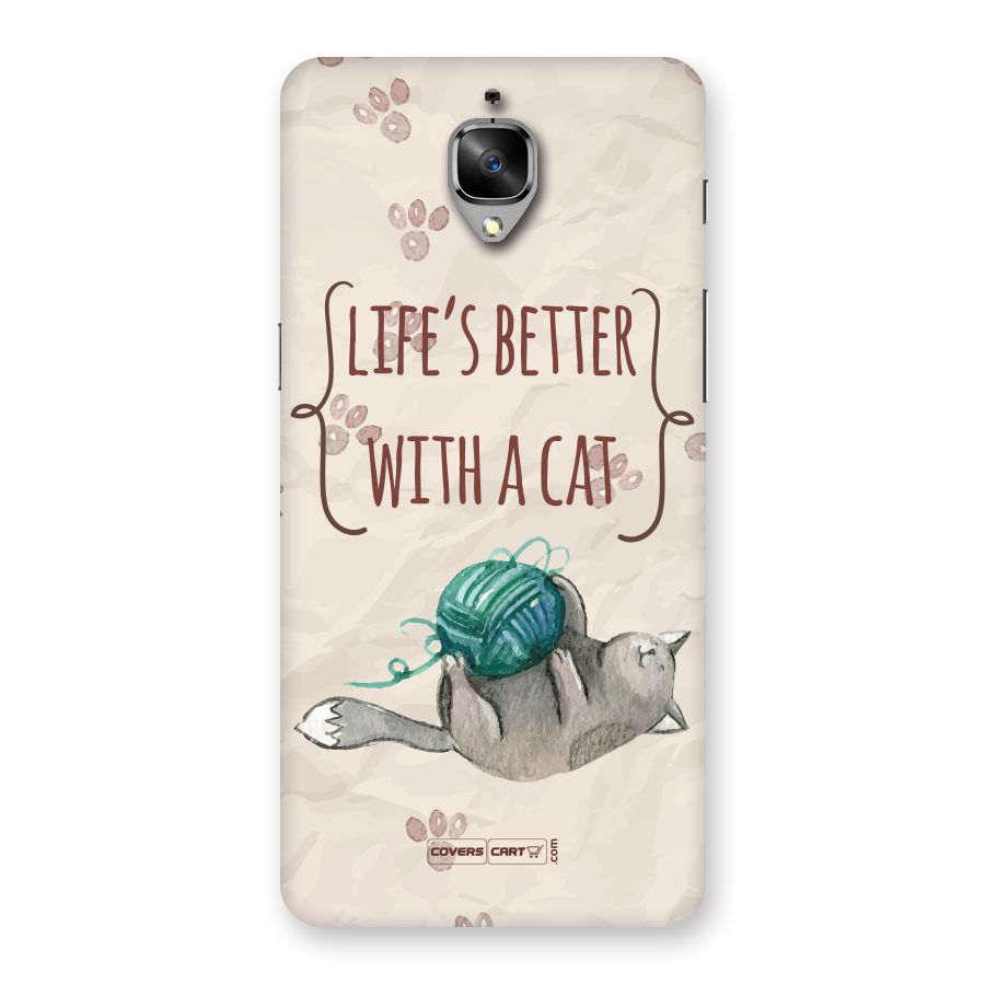 Cute Cat Back Case for OnePlus 3T