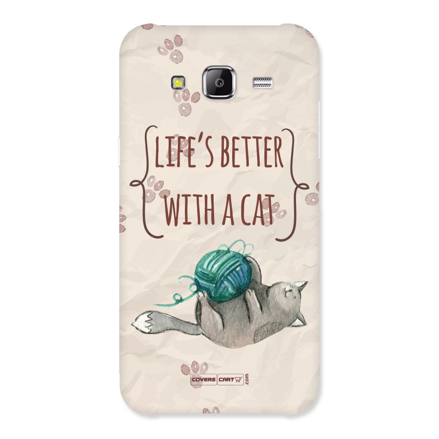 Cute Cat Back Case for Samsung Galaxy J5