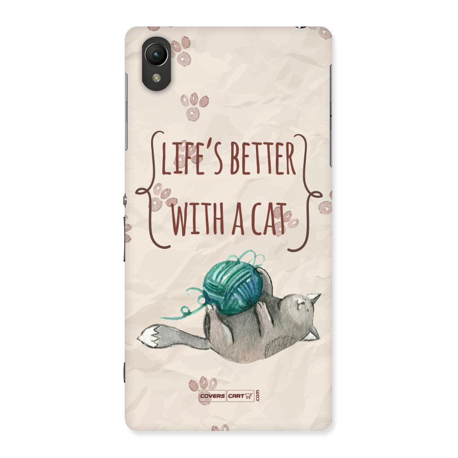 Cute Cat Back Case for Sony Xperia Z2