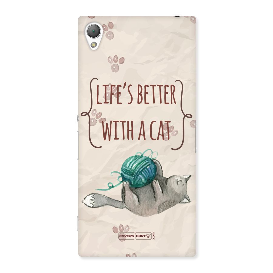 Cute Cat Back Case for Sony Xperia Z3