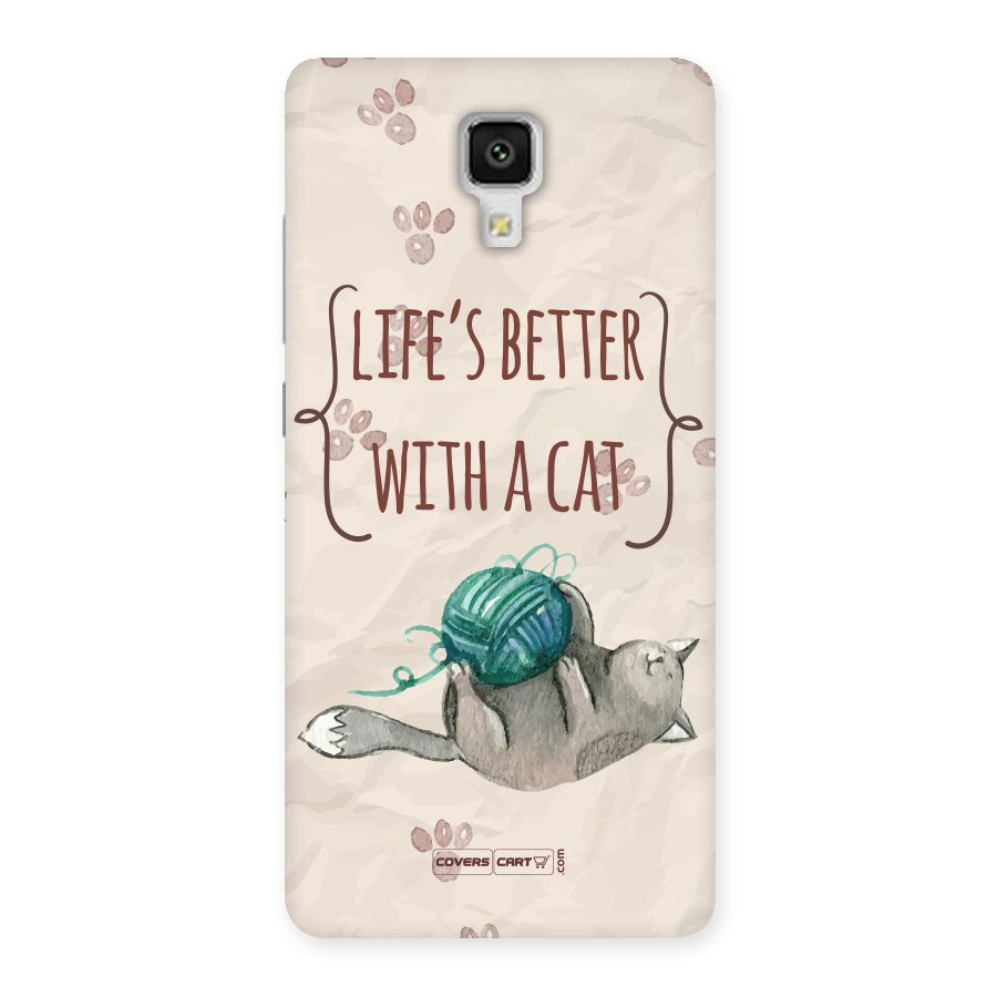 Cute Cat Back Case for Xiaomi Mi 4