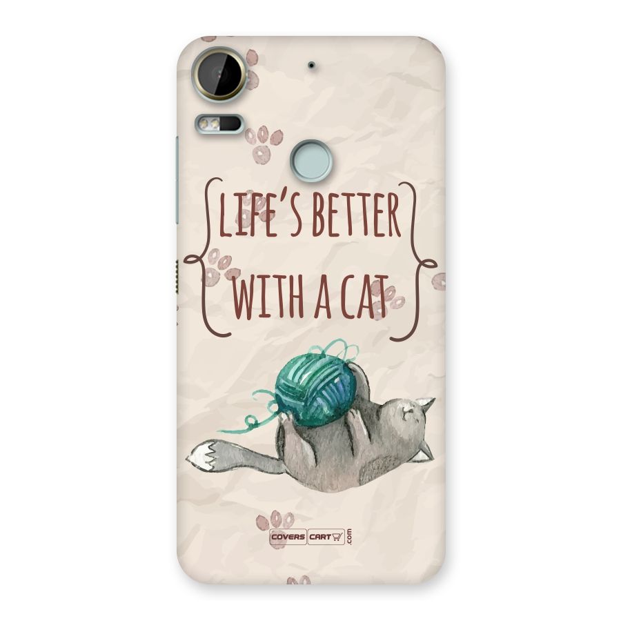 Cute Cat Back Case for Desire 10 Pro