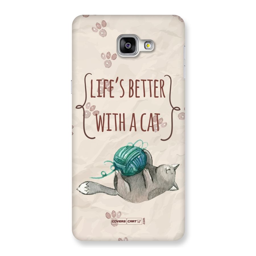 Cute Cat Back Case for Galaxy A9