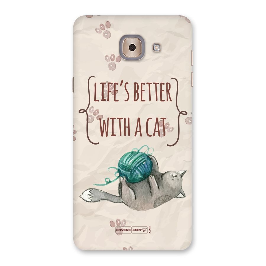 Cute Cat Back Case for Galaxy J7 Max