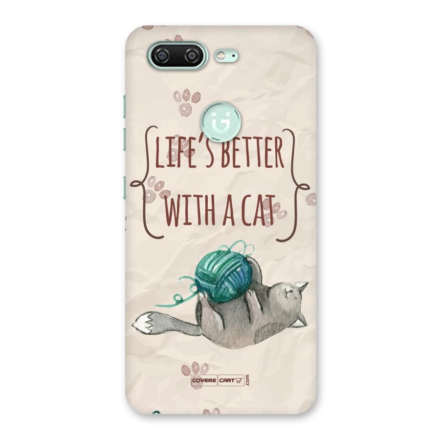 Cute Cat Back Case for Gionee S10