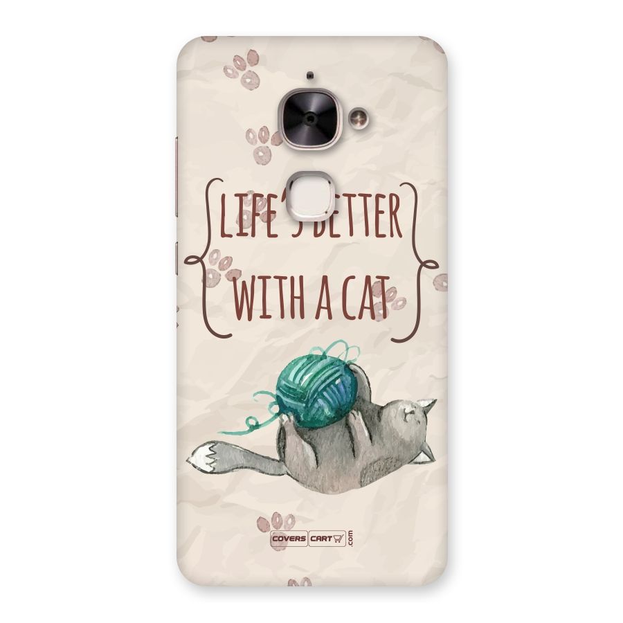 Cute Cat Back Case for Le 2