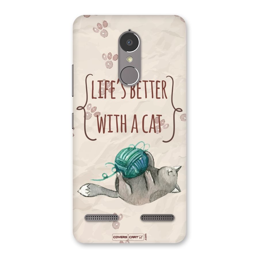 Cute Cat Back Case for Lenovo K6