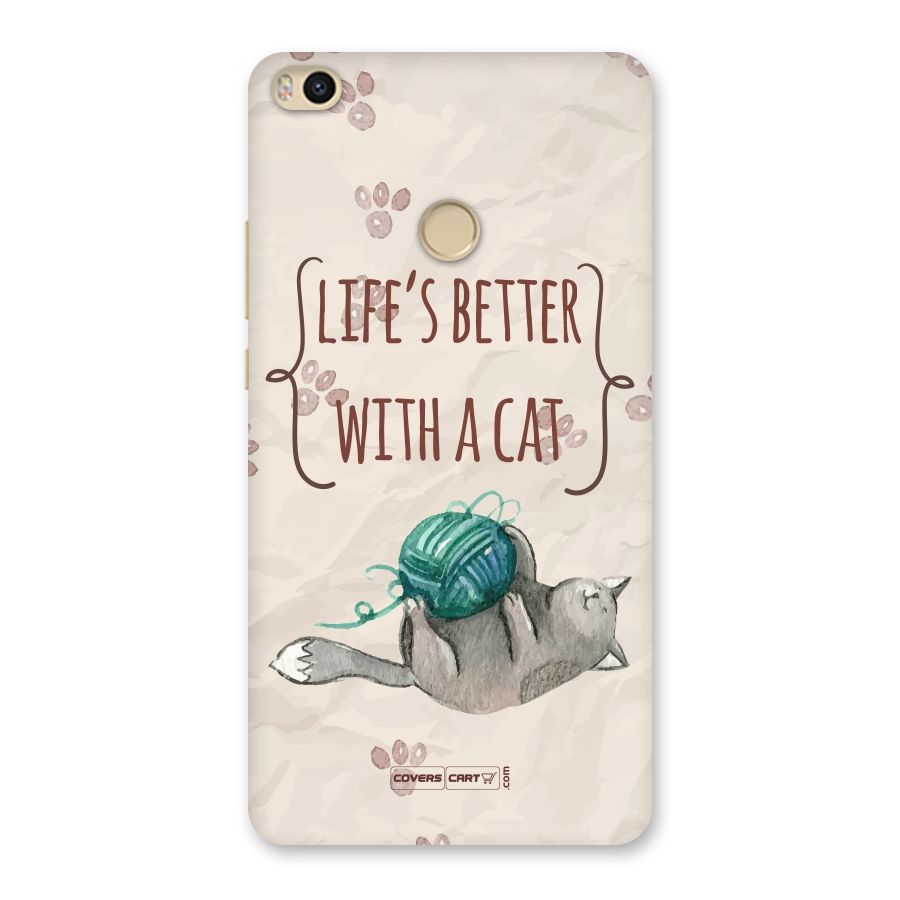 Cute Cat Back Case for Mi Max 2