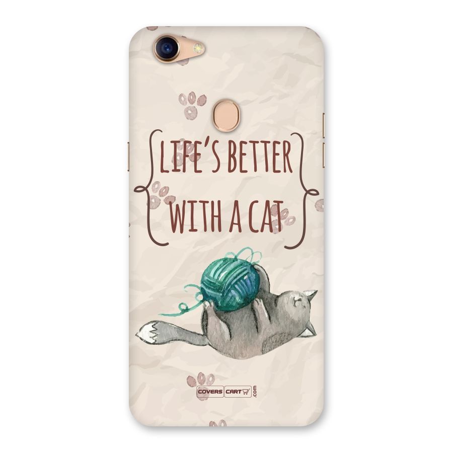 Cute Cat Back Case for Oppo F5