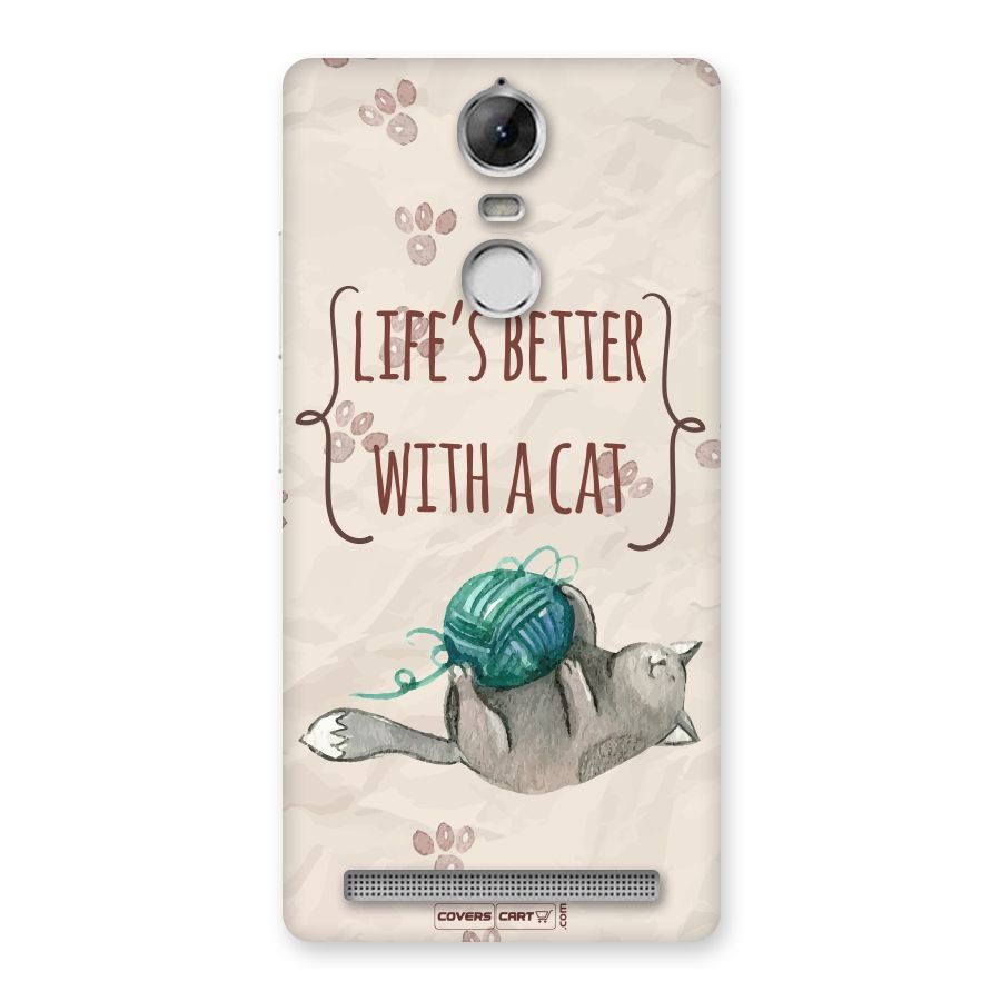 Cute Cat Back Case for Vibe K5 Note