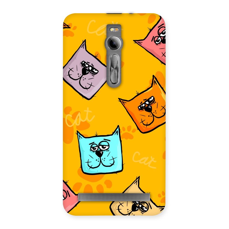 Cute Cat Pattern Back Case for Asus Zenfone 2