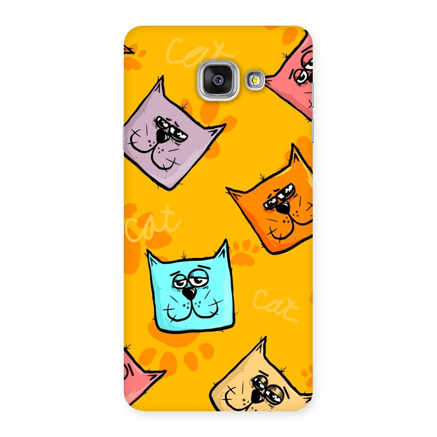 Cute Cat Pattern Back Case for Galaxy A7 2016