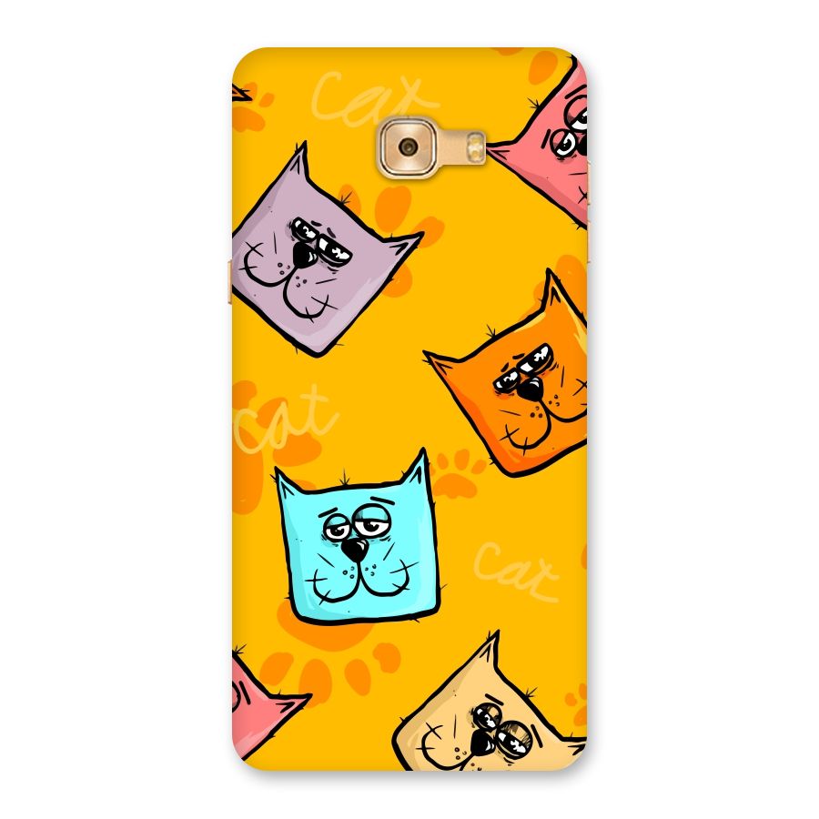 Cute Cat Pattern Back Case for Galaxy C9 Pro