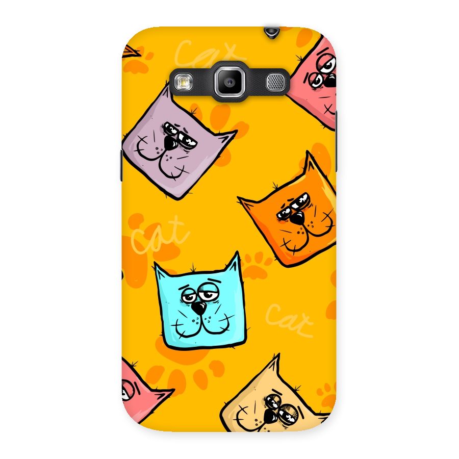 Cute Cat Pattern Back Case for Galaxy Grand Quattro