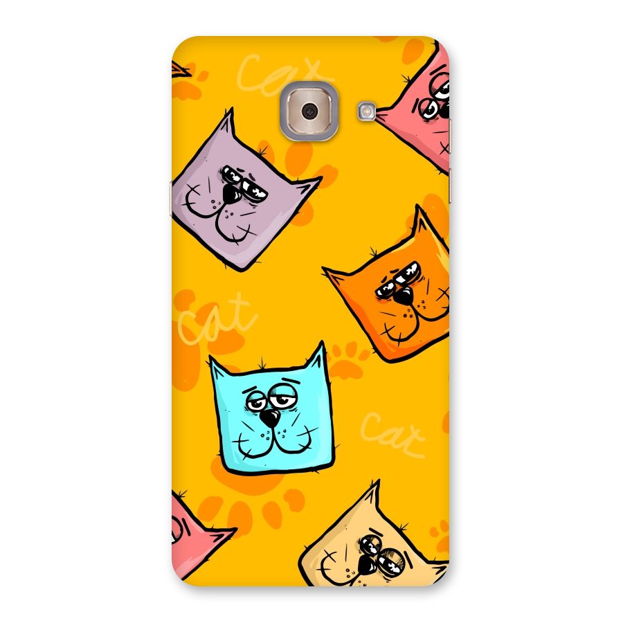 Cute Cat Pattern Back Case for Galaxy J7 Max