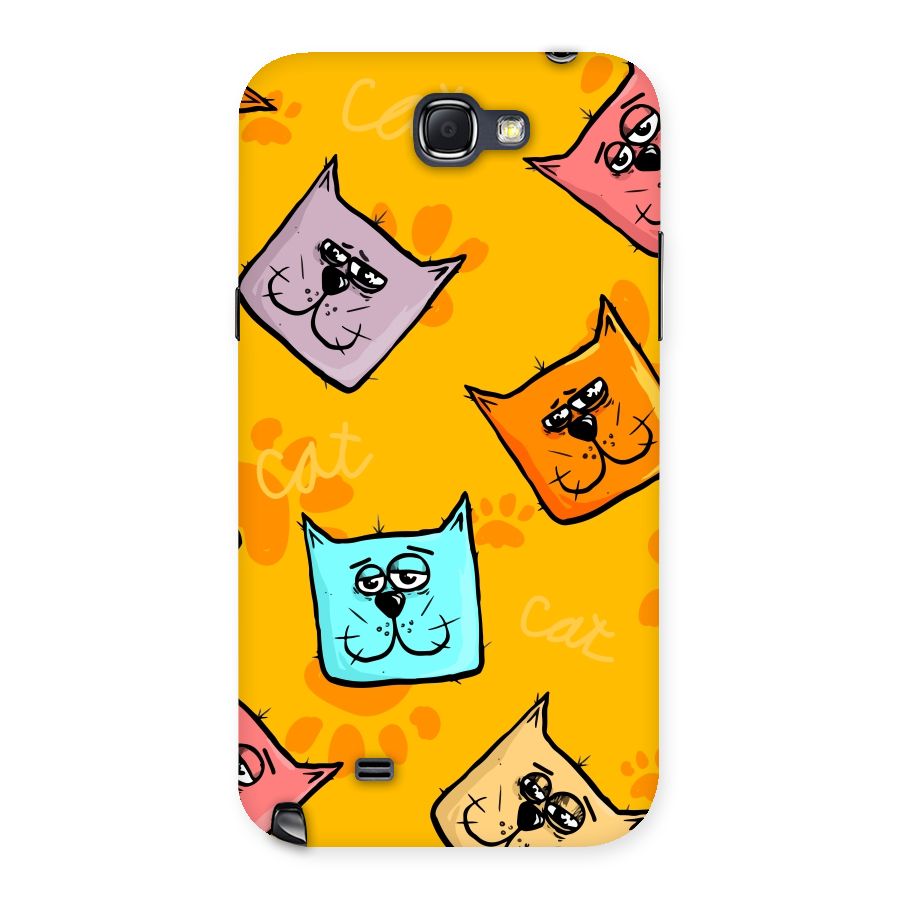 Cute Cat Pattern Back Case for Galaxy Note 2