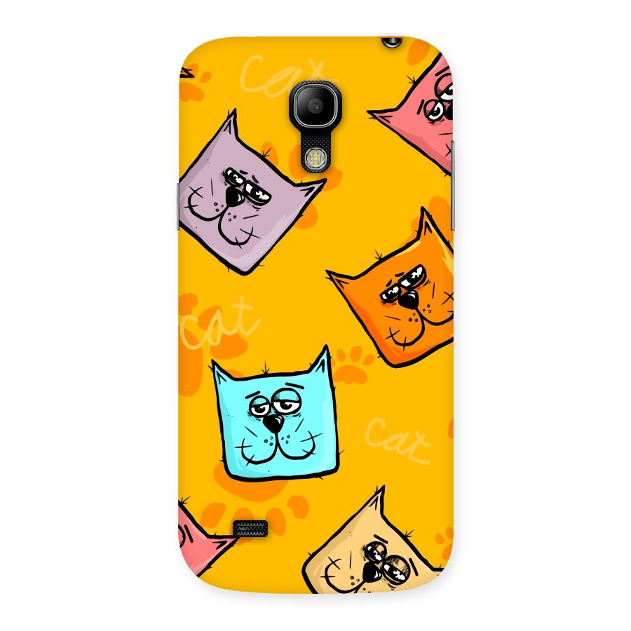Cute Cat Pattern Back Case for Galaxy S4 Mini