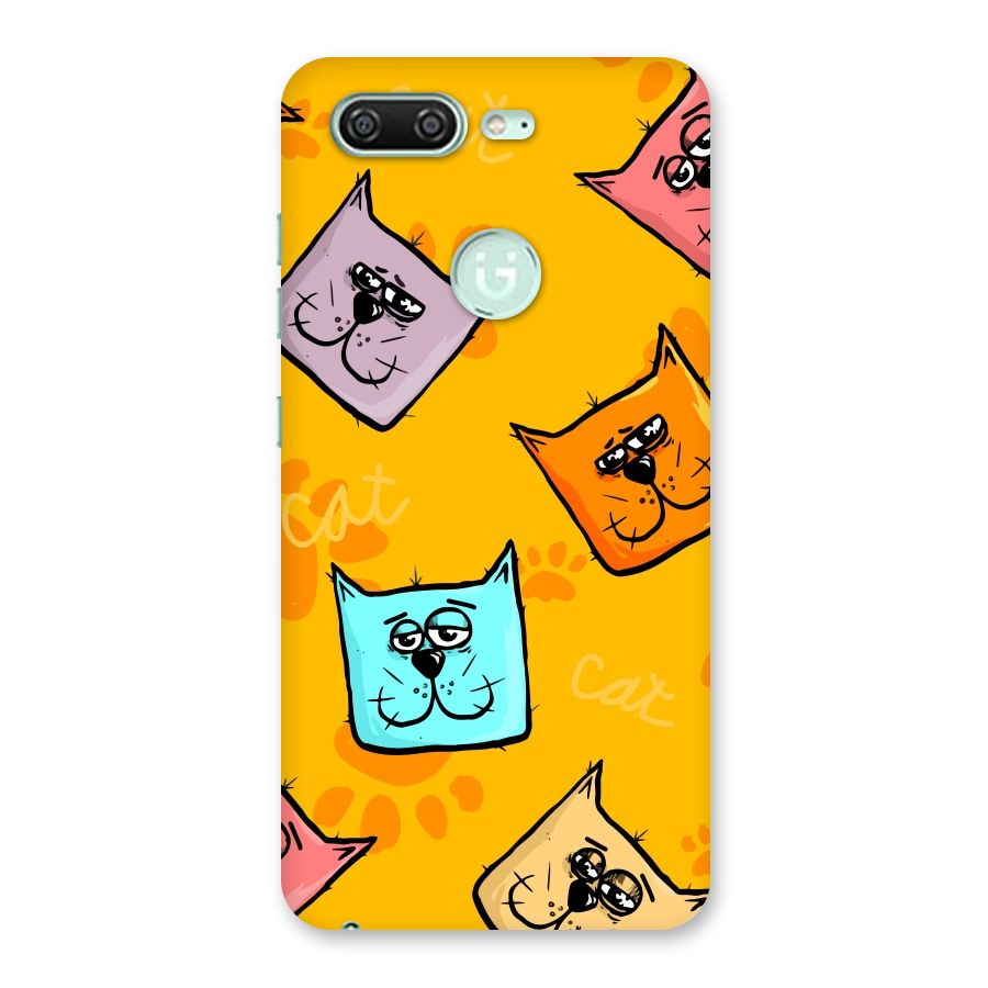 Cute Cat Pattern Back Case for Gionee S10