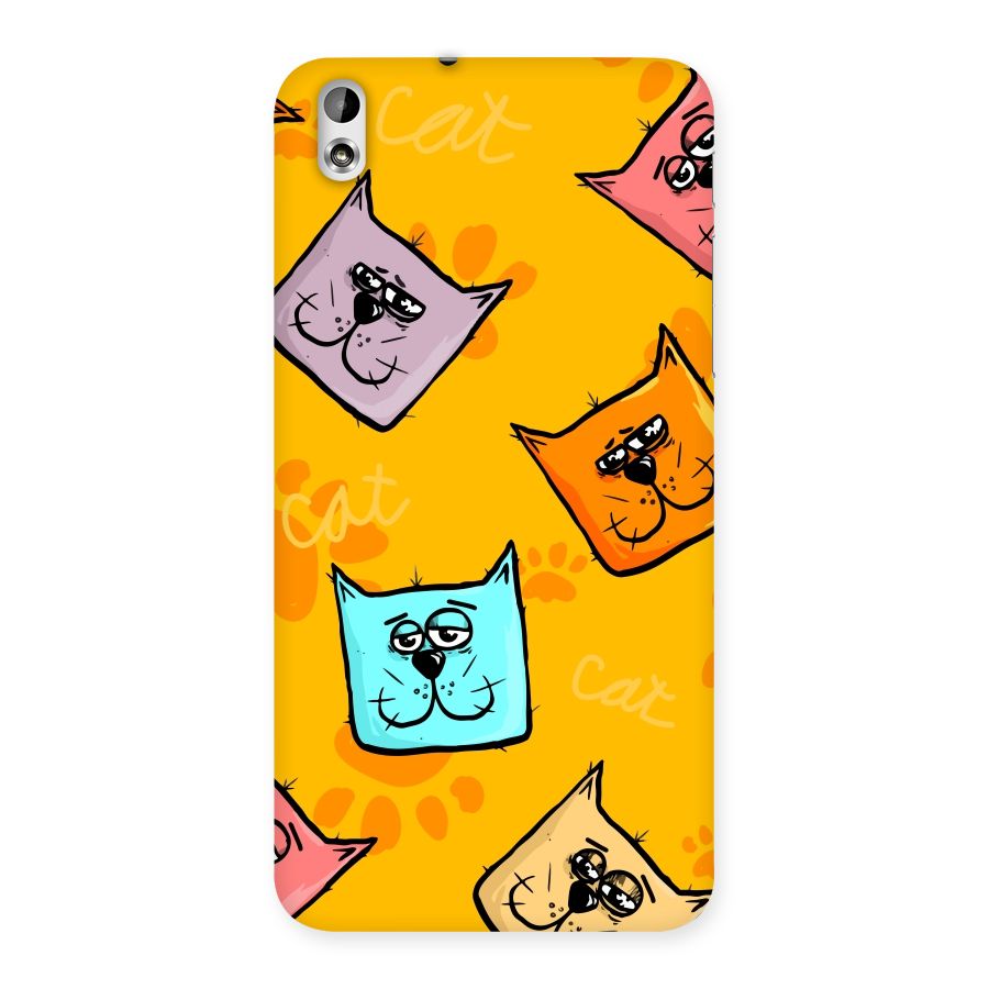 Cute Cat Pattern Back Case for HTC Desire 816g