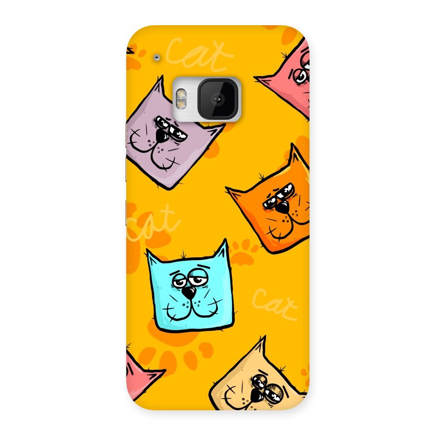 Cute Cat Pattern Back Case for HTC One M9