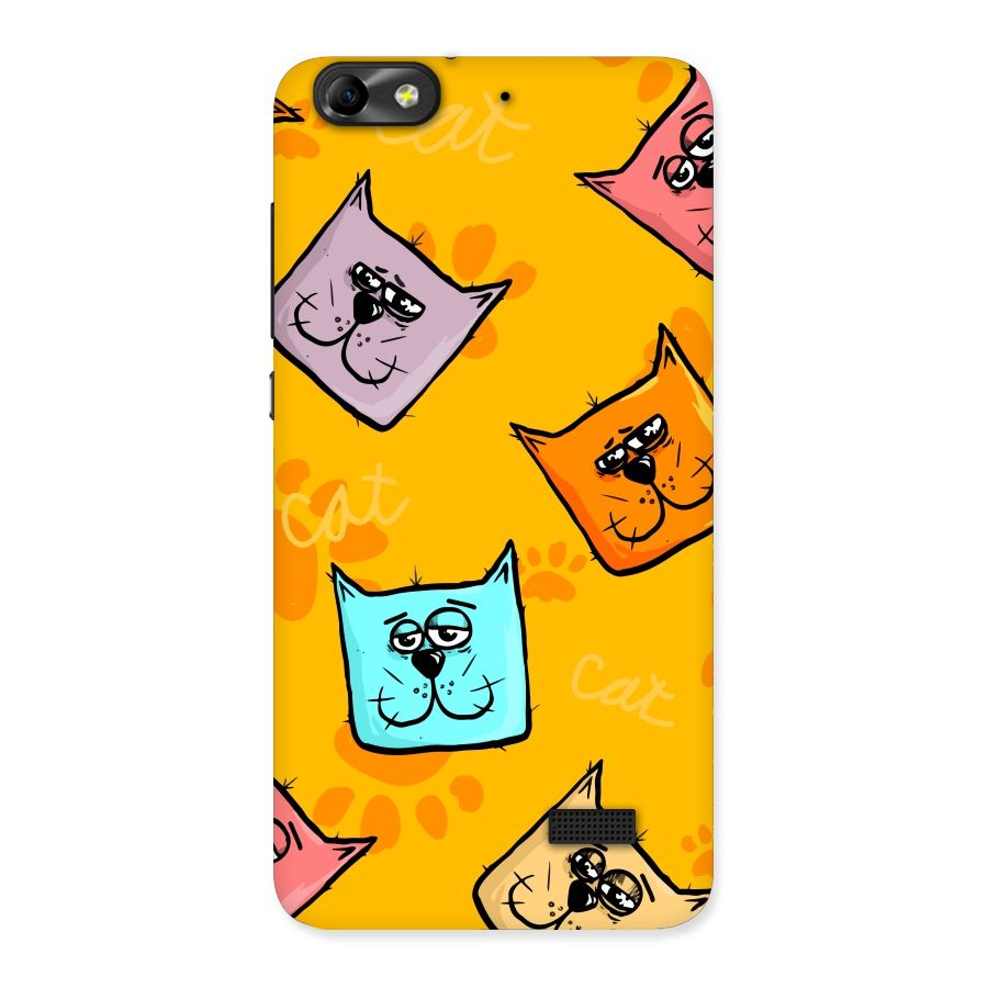 Cute Cat Pattern Back Case for Honor 4C