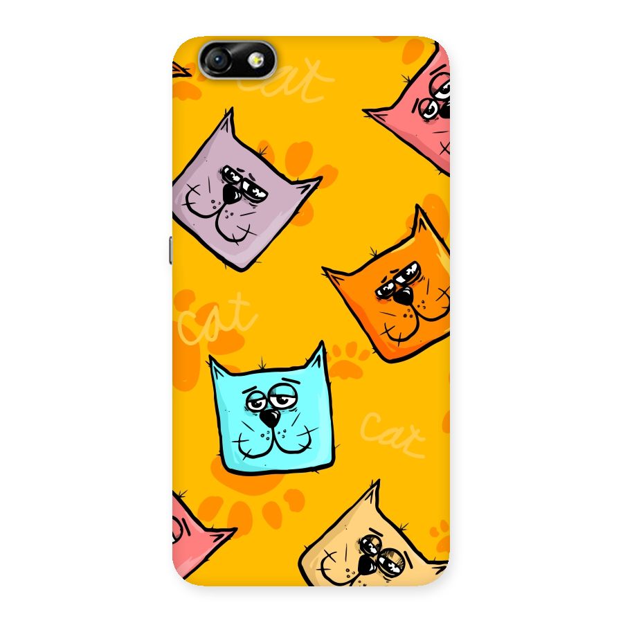 Cute Cat Pattern Back Case for Honor 4X
