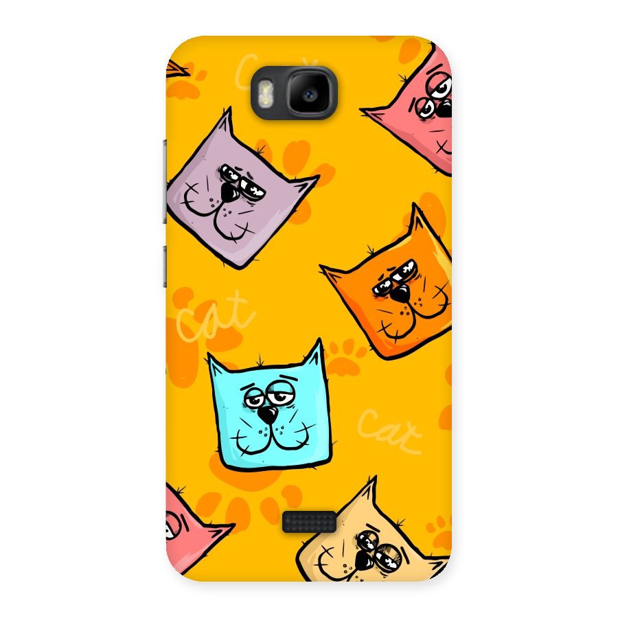 Cute Cat Pattern Back Case for Honor Bee