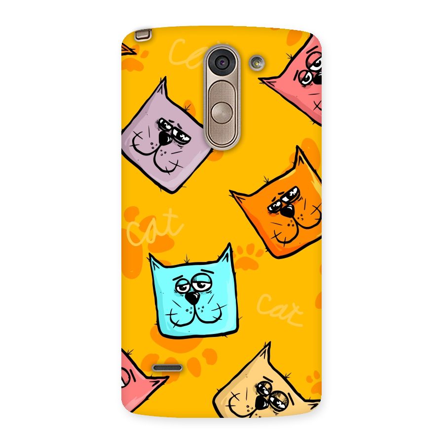 Cute Cat Pattern Back Case for LG G3 Stylus