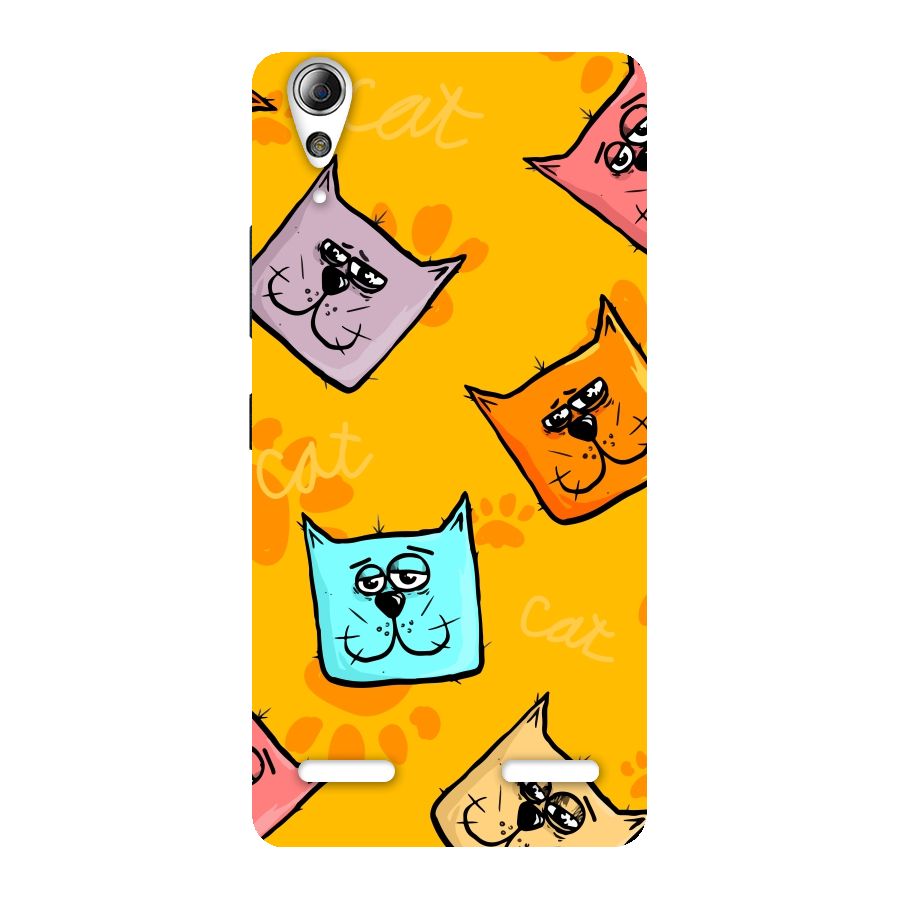 Cute Cat Pattern Back Case for Lenovo A6000 Plus