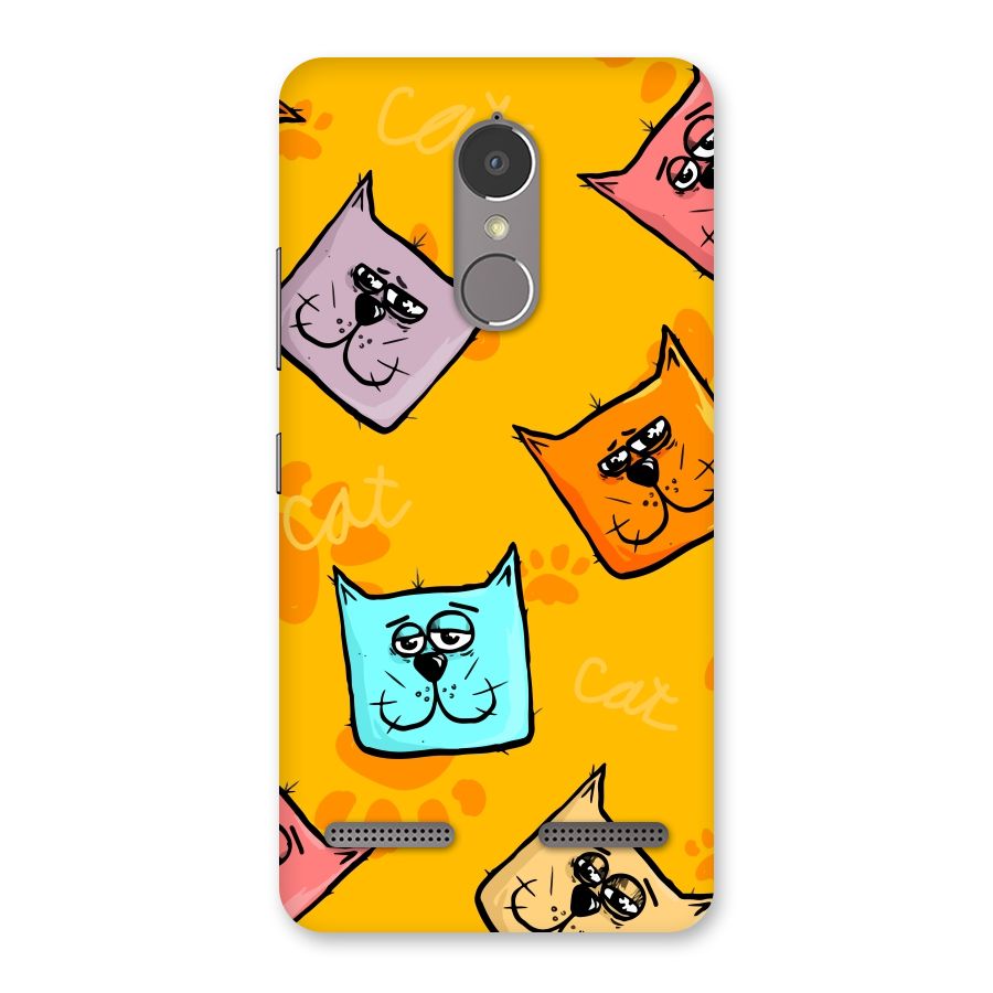 Cute Cat Pattern Back Case for Lenovo K6