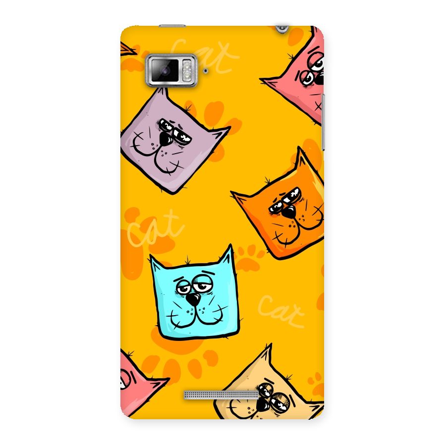 Cute Cat Pattern Back Case for Lenovo Vibe Z K910