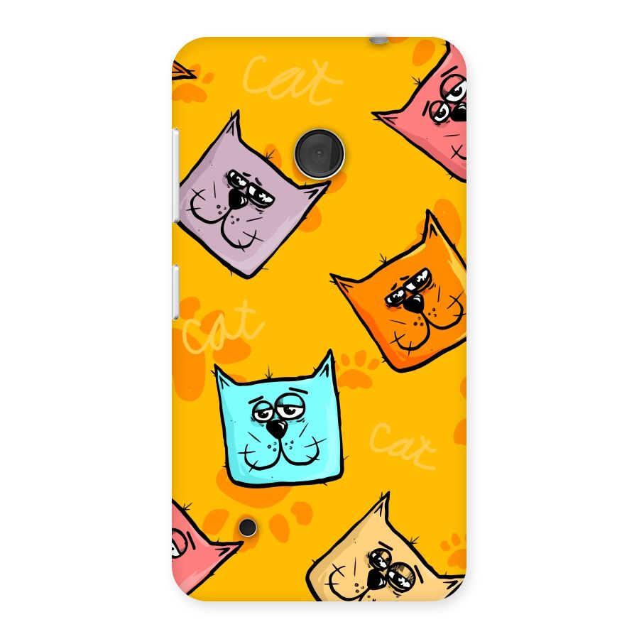 Cute Cat Pattern Back Case for Lumia 530