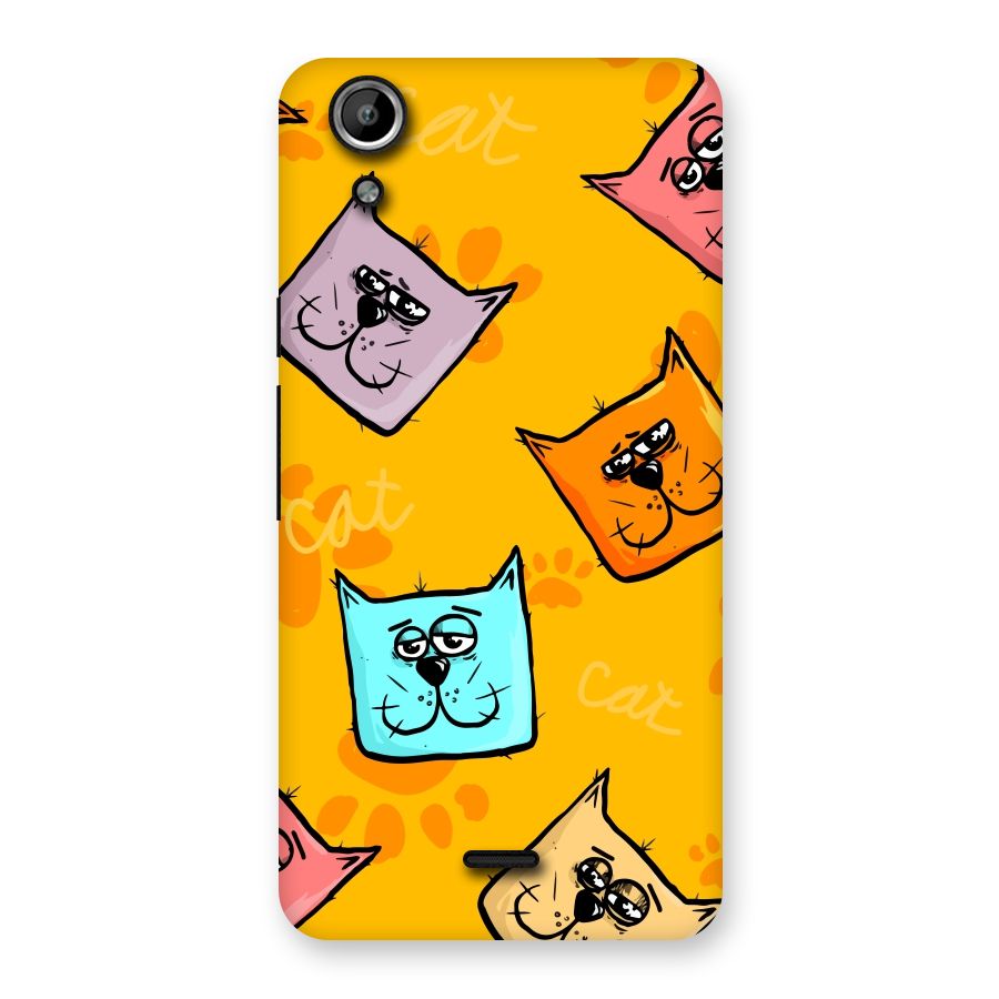 Cute Cat Pattern Back Case for Micromax Canvas Selfie Lens Q345