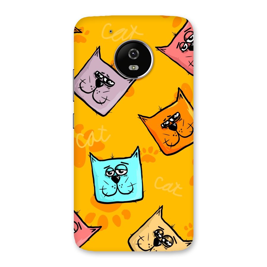 Cute Cat Pattern Back Case for Moto G5