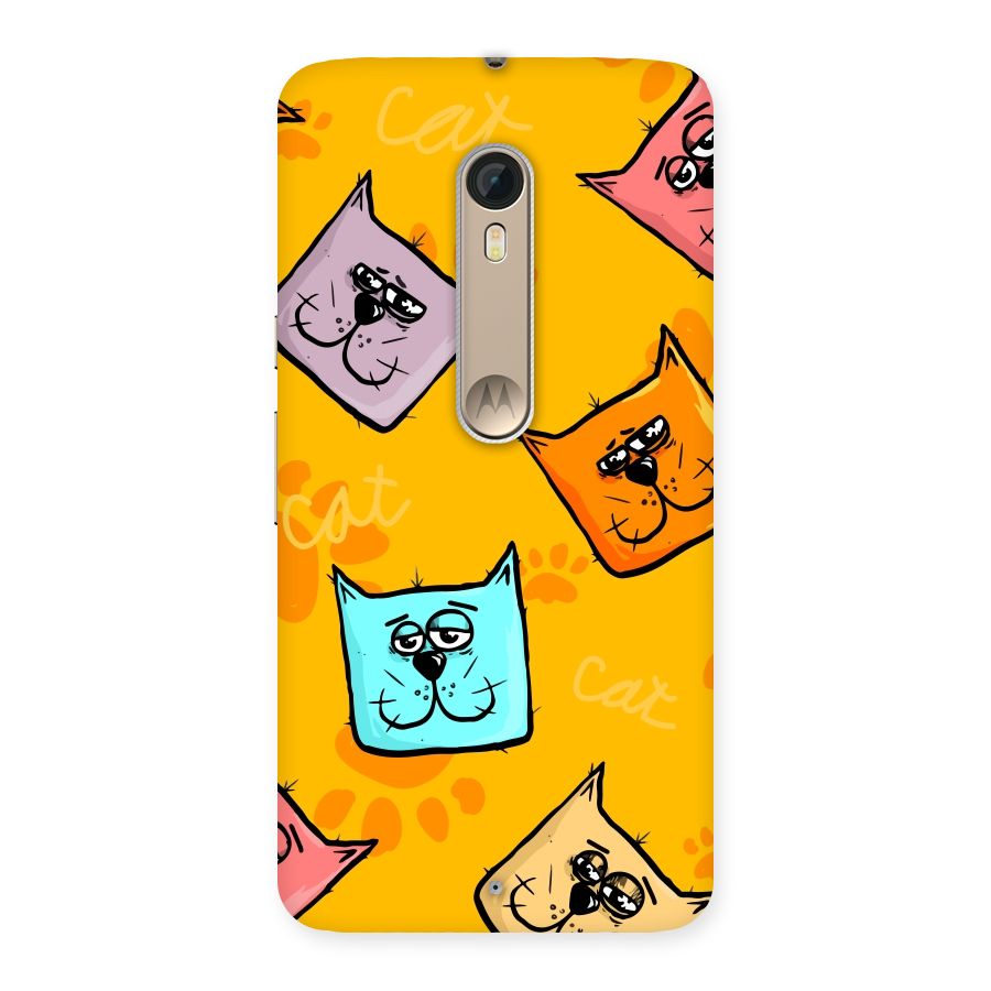 Cute Cat Pattern Back Case for Motorola Moto X Style