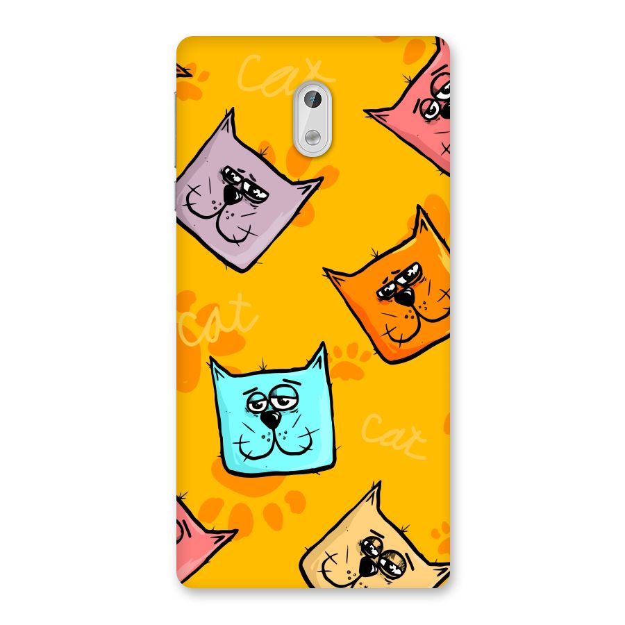 Cute Cat Pattern Back Case for Nokia 3