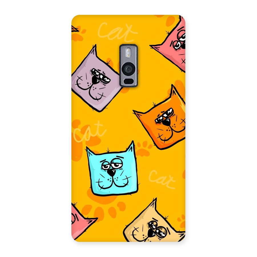 Cute Cat Pattern Back Case for OnePlus Two